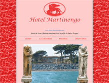 Tablet Screenshot of hotel-martinengo.com